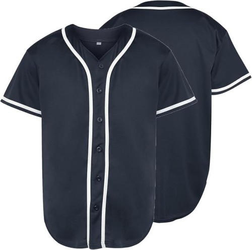 Plain Hip Hop Hipster Baseball Jersey Button Down Shirts Sports Uniforms Men Women Jersey
