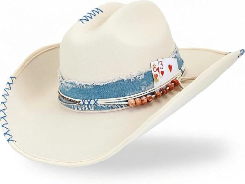 Cowboy Hat for Men and Women - Cattleman Wide Brim Western Cowgirl Hat with Gift Packaging