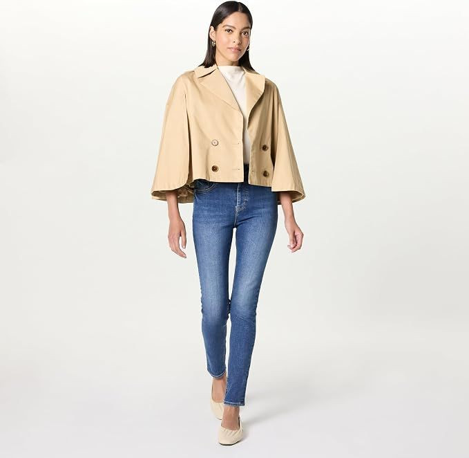 womens Hayes Cropped Trench