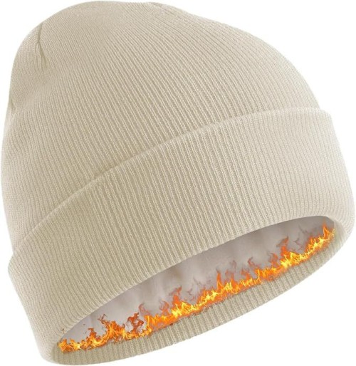 Fleece Lined Beanie for Men Women Knit Thick Warm Winter Beanies Hat