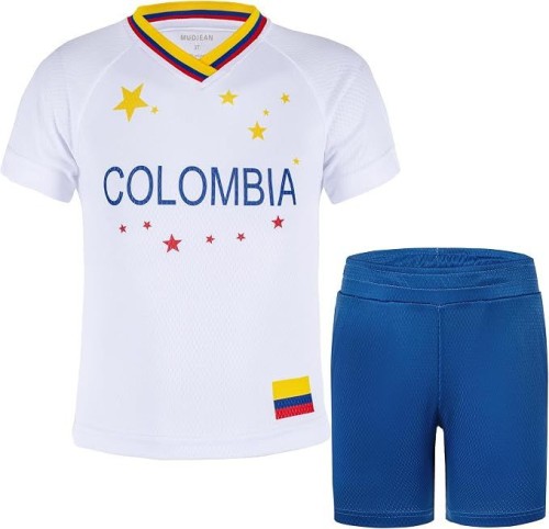 Unisex Kids Soccer Jersey Short Kit National Theme Football Shirts