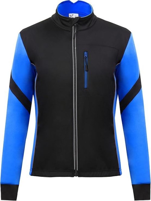 Mens Thermal Cycling Jacket Long Sleeve Snow Water Reflective Windproof Firewall Winter Biking Jacket