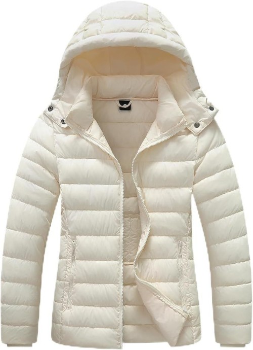 Womens Lightweight Waterproof Puffer Jacket Warm For Cold Winter