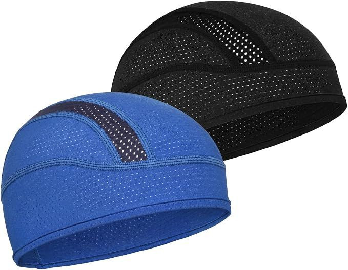 Cooling Skull Cap Breathable Mesh Sweat Control Helmet Liner for Men