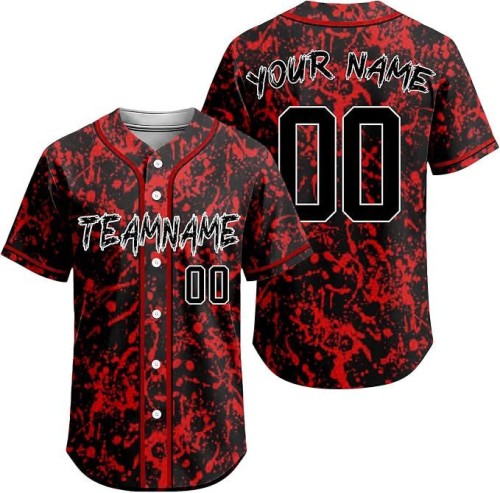 Halloween Jersey Personalized Horror Scream Halloween Custom Baseball Jersey for Men Women Youth Boy Girl