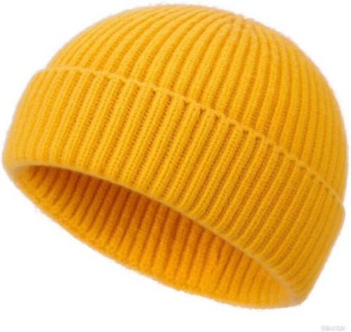 Wool Fisherman Beanies for Men Knit Fall Winter Beanie Hat Skull Cap