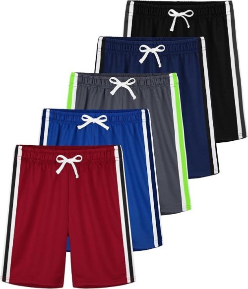 Boys Athletic Shorts Mesh Basketball Soccer Quick Dry Shortss