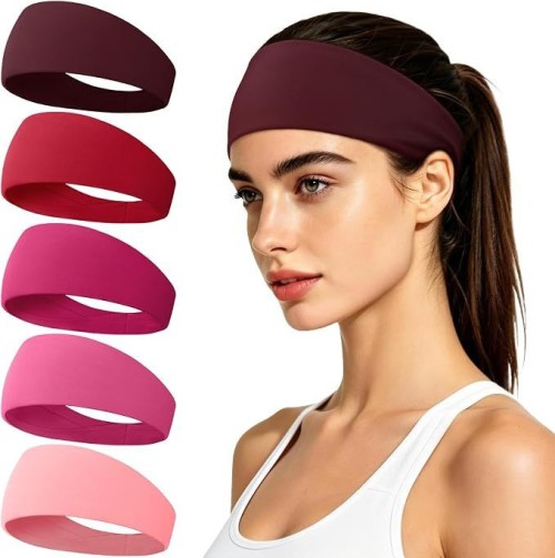 Moisture Wicking Sweat Band Headband for Running and Sports