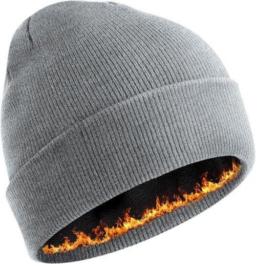 Fleece Lined Beanie for Men Women Knit Thick Warm Winter Beanies Hat