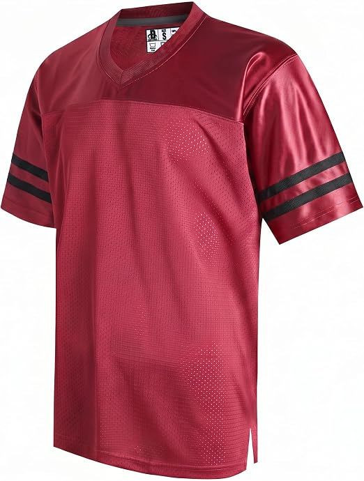Football Jerseys for Men Unisex Workout Dry-Fit Shirts Sports Uniforms Casual Tops