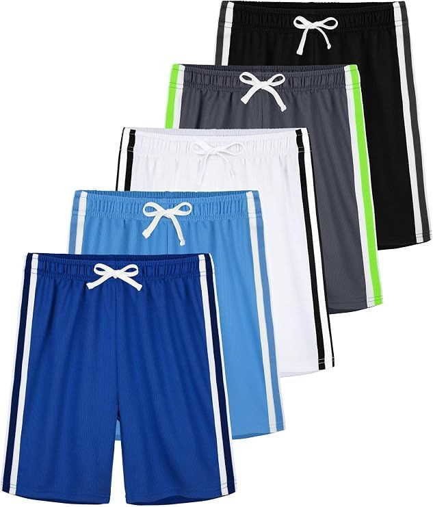 Boys Athletic Shorts Mesh Basketball Soccer Quick Dry Shortss