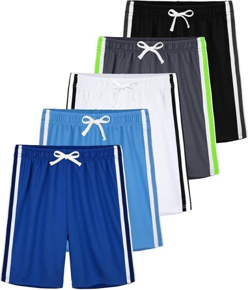 Boys Athletic Shorts Mesh Basketball Soccer Quick Dry Shortss