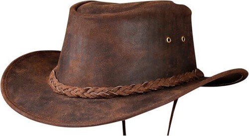 Leather Cowboy hat Also Worn as Outback hat Western Vintage Australian Hats for Men & Women