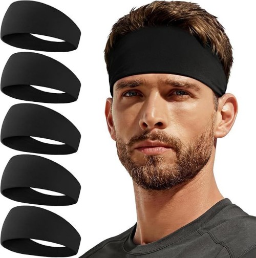 Moisture Wicking Sweat Band Headband for Running and Sports