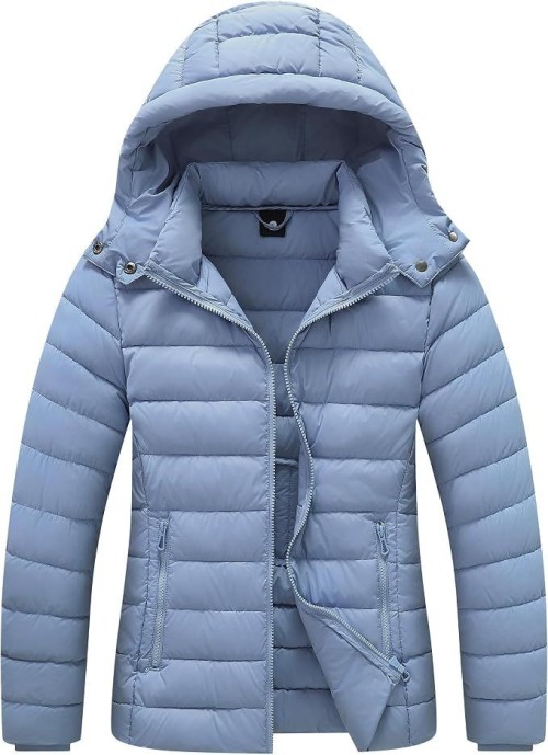 Womens Lightweight Waterproof Puffer Jacket Warm For Cold Winter