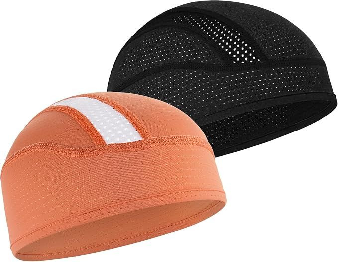 Cooling Skull Cap Breathable Mesh Sweat Control Helmet Liner for Men