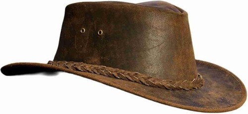 Leather Cowboy hat Also Worn as Outback hat Western Vintage Australian Hats for Men & Women
