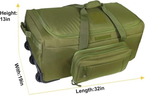 120L Travel Duffle Bag With Wheels Expandable Rolling Travel Bag for Men