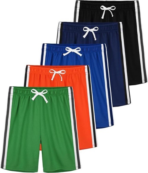 Boys Athletic Shorts Mesh Basketball Soccer Quick Dry Shortss