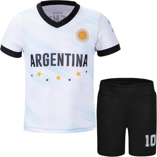 Unisex Kids Soccer Jersey Short Kit National Theme Football Shirts