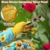 Garden Gloves for Women,Gardening Gloves,Gardening Gift for Lady,Blue,M