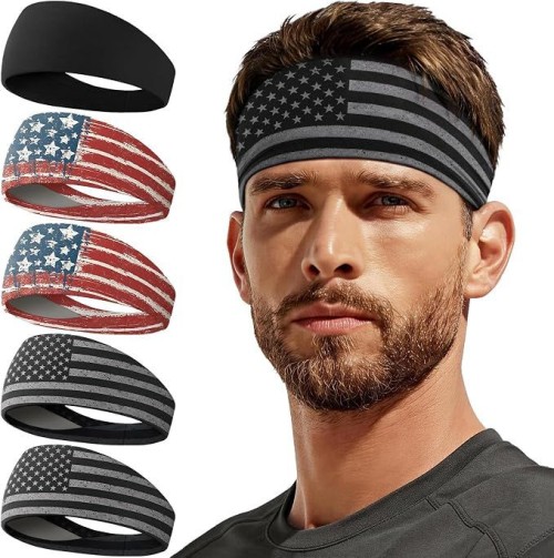 Moisture Wicking Sweat Band Headband for Running and Sports