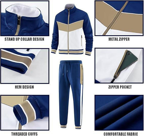 Premium Quality Customized Hooded Mens Winter Streetwear Fleece Tracksuit Sets-Stylish Reversible Breathable Eco-Friend