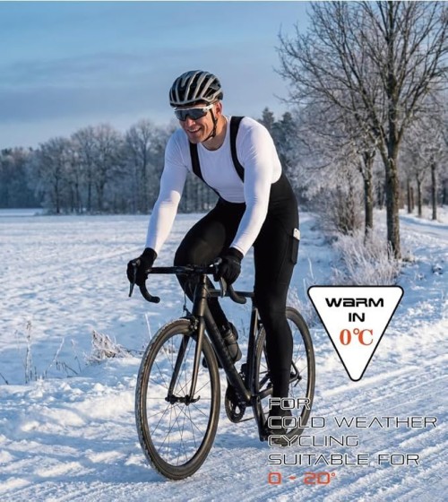Thermal Fleece Cycling Bib Tights, Bike Bib Pants for Winter