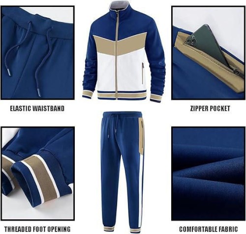 Premium Quality Customized Hooded Mens Winter Streetwear Fleece Tracksuit Sets-Stylish Reversible Breathable Eco-Friend